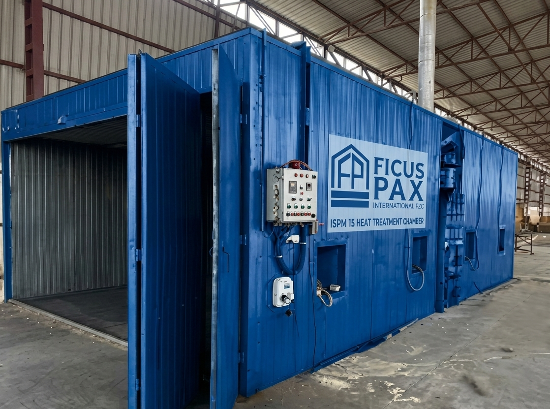 ISPM-15 heat treatment of timber packaging